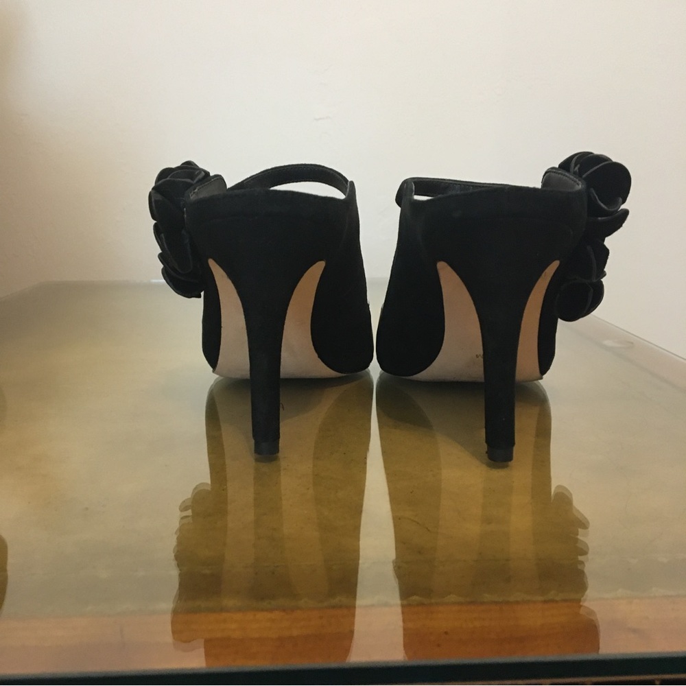 🛍️ SALE! ANTONIO MELANI Sz 7.5 Leather Heels - Picture 4 of 6